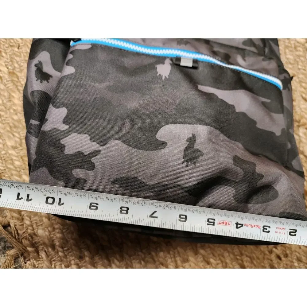 Fortnight Backpack Black And Blue Camo School Travel Vacation